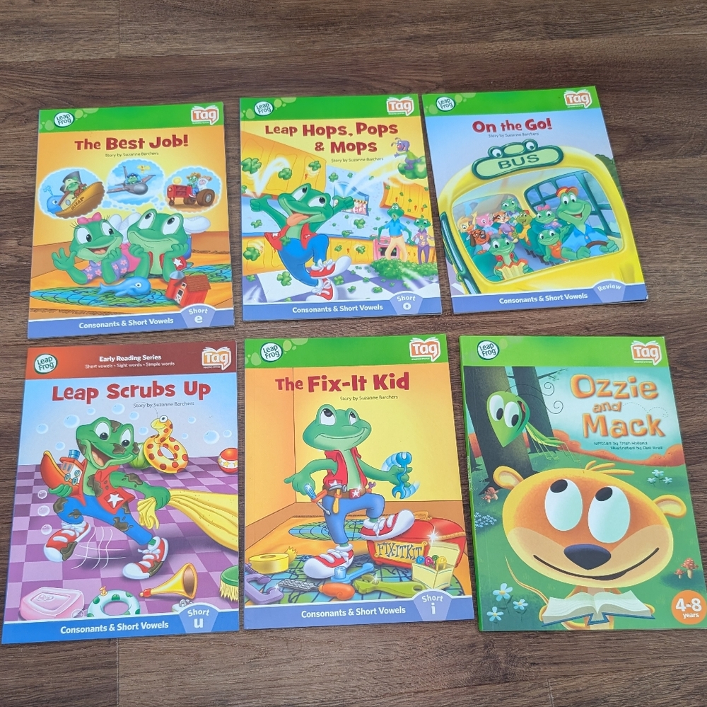 Leap Frog Tag Jr Book Lot Of 6